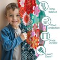 thumbnail image 3 of Blackout Kids Curtains,Pioneer Flower Floral Print Pattern Childrens Insulated Curtains Set Of 2,Bedroom Essentials,Toddler Room Decor 42"x54", 3 of 5