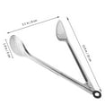 thumbnail image 3 of 1 Food Clip Clearance! Stainless Wide Grill Serving Tongs/Fry Tongs 12 Inch Kitchen Spatula Tongs for Cooking/Bbq Tongs/Buffet Tongs/Lockingtongs, 3 of 9