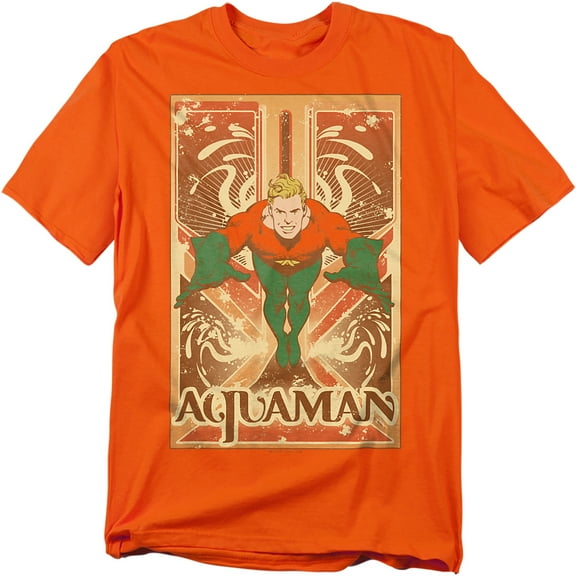 DC Comics T-Shirt Aquaman Unisex Graphic Tee For Men & Women