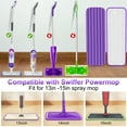 thumbnail image 5 of MYSPRI 9 Pack Reusable Mop Pads Refills for SwifferPower Mop, Microfiber Washable Power Pad for Multi-Surface Floors Cleaning, 5 of 7