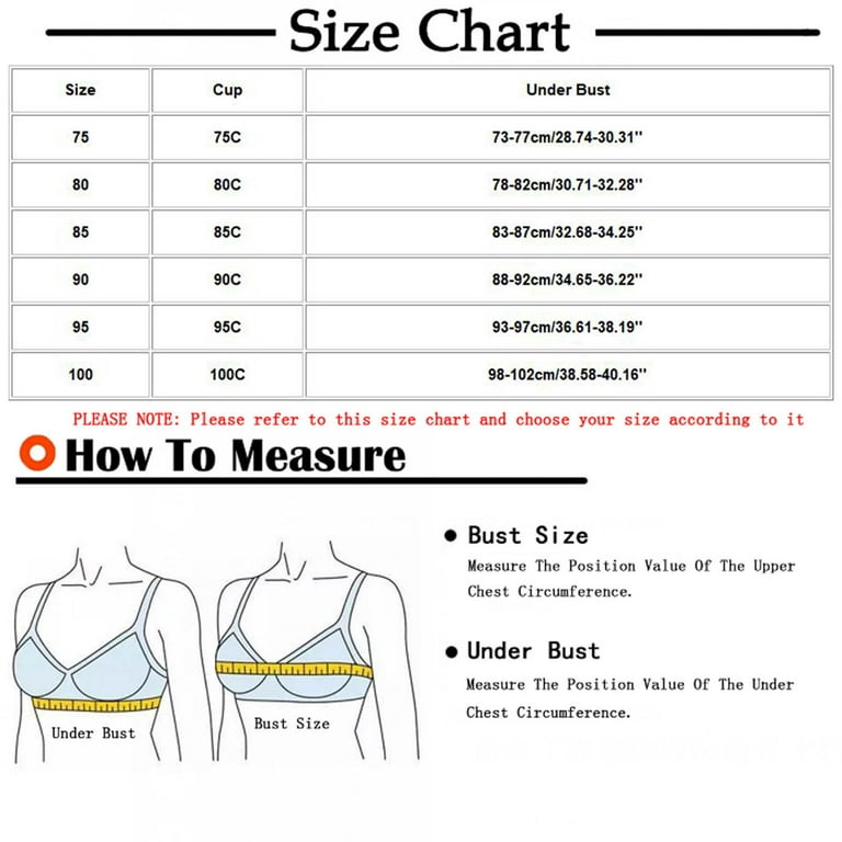Bigersell Lace Bras for Older Women Push up Bra No Underwire