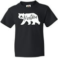 thumbnail image 3 of Inktastic Montana White Bear Silhouette Youth T-Shirt, 3 of 5