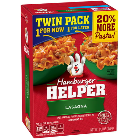 Betty Crocker Lasagna Hamburger Helper 14.1 oz. Box ...