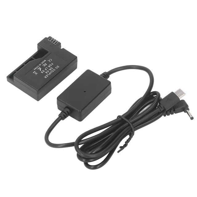 E8 Dummy Battery, Type C Power Adapter Digital Camera Dummy Battery High Conversion Efficiency For T3i For T5i