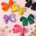 thumbnail image 2 of JoyBowie 13-Piece Girls' Hair Accessory Set: 12 Solid-Color Bows + 1 Large Hair Ornament — Perfect for Casual Daily Wear, 2 of 9