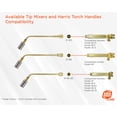 thumbnail image 4 of Propane Heating Tip with E-43 style Mixer - Compatible with Harris (Tip + Mixer), 4 of 4