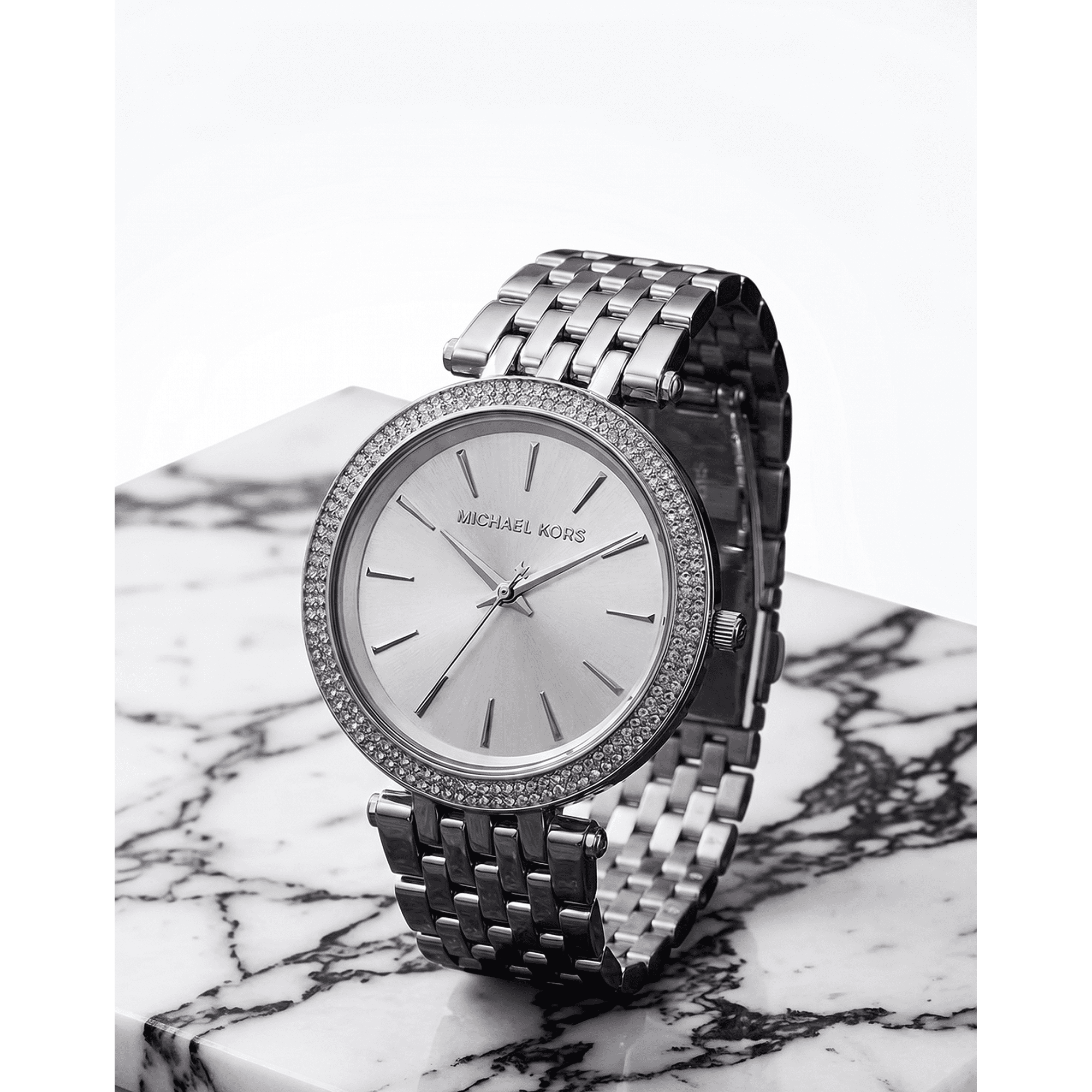 Michael Kors Women's Darci Pavé Stainless Steel Bracelet Watch 39mm MK3190