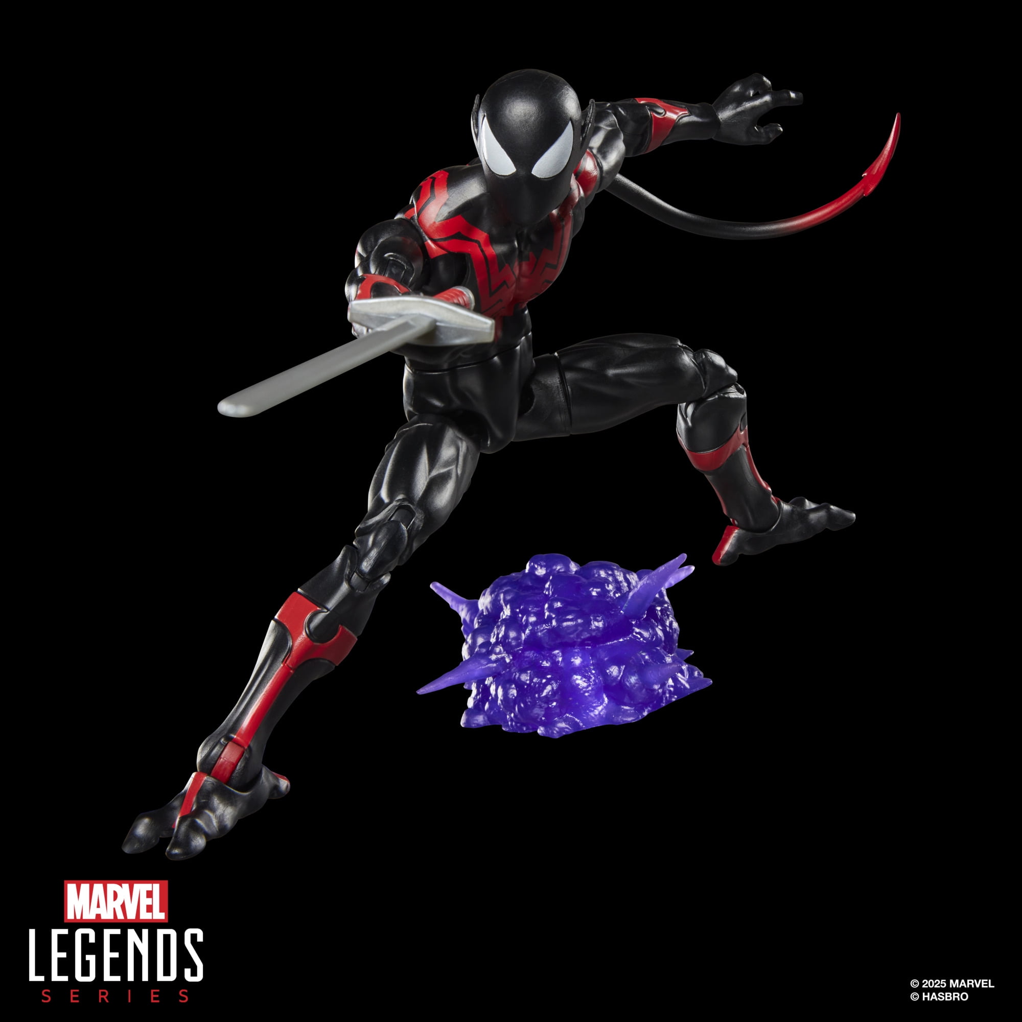 Marvel Legends Series Uncanny Spider-Man (Nightcrawler), Retro Cardback Comics Action Figure