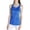 Blue, variant on Women's Scoop Neck Active Racerback Wide Strap Yoga Camisole Basic Tank Top