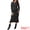 Black, variant on DARING DIVA Women's Maternity Sweater Ribbed Knit Striped Long Sleeve Midi Dress S Black