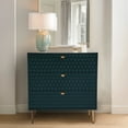 thumbnail image 4 of Boyel Living 3 Drawer Dresser for Bedroom, Chest of Drawer, Green Accent Dresser for Living Room, 4 of 13