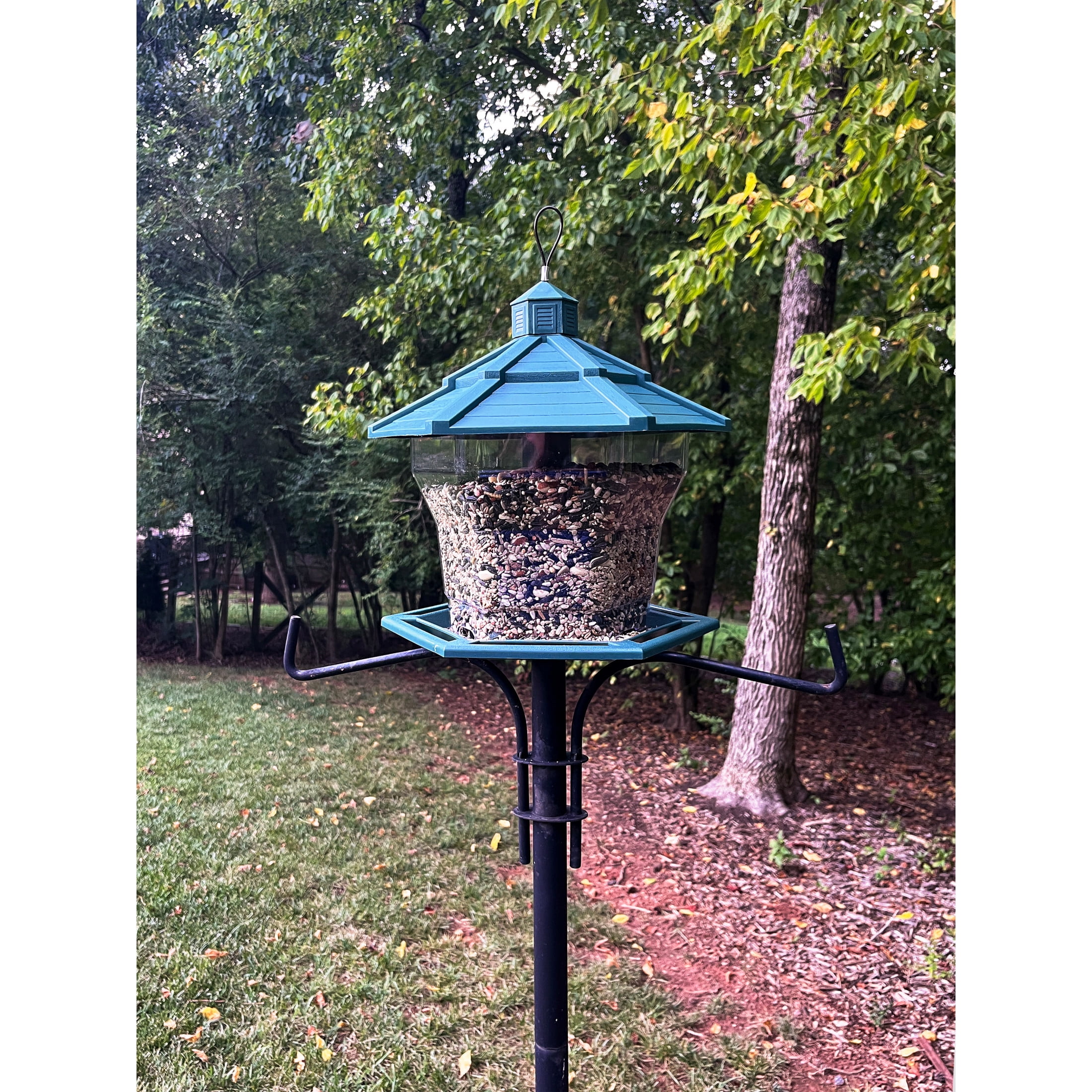 Pennington Earth Smart Recycled EcoGazebo Green Bird Feeder 6 Pounds