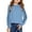 Blue, variant on HIPYLO Thermal Tops for Girls Tops Teens Girls Size 8 Long Sleeve Tops Kids Christmas Shirts Cropped Shirts Toddler Clothes Girls 3t Girls Clothes 18, Blue 7-8 Years
