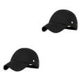 thumbnail image 4 of Baohd Adjustable Baseball Cap Sporty Style For Wide Application Baseball Bump Caps Safety Bump Cap Gifts black 2Set, 4 of 6