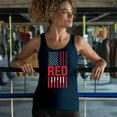 thumbnail image 4 of Remember Everyone Deployed Women's Tank Top Until They All Come Home RED Friday Military US Flag American Patriot, 4 of 7