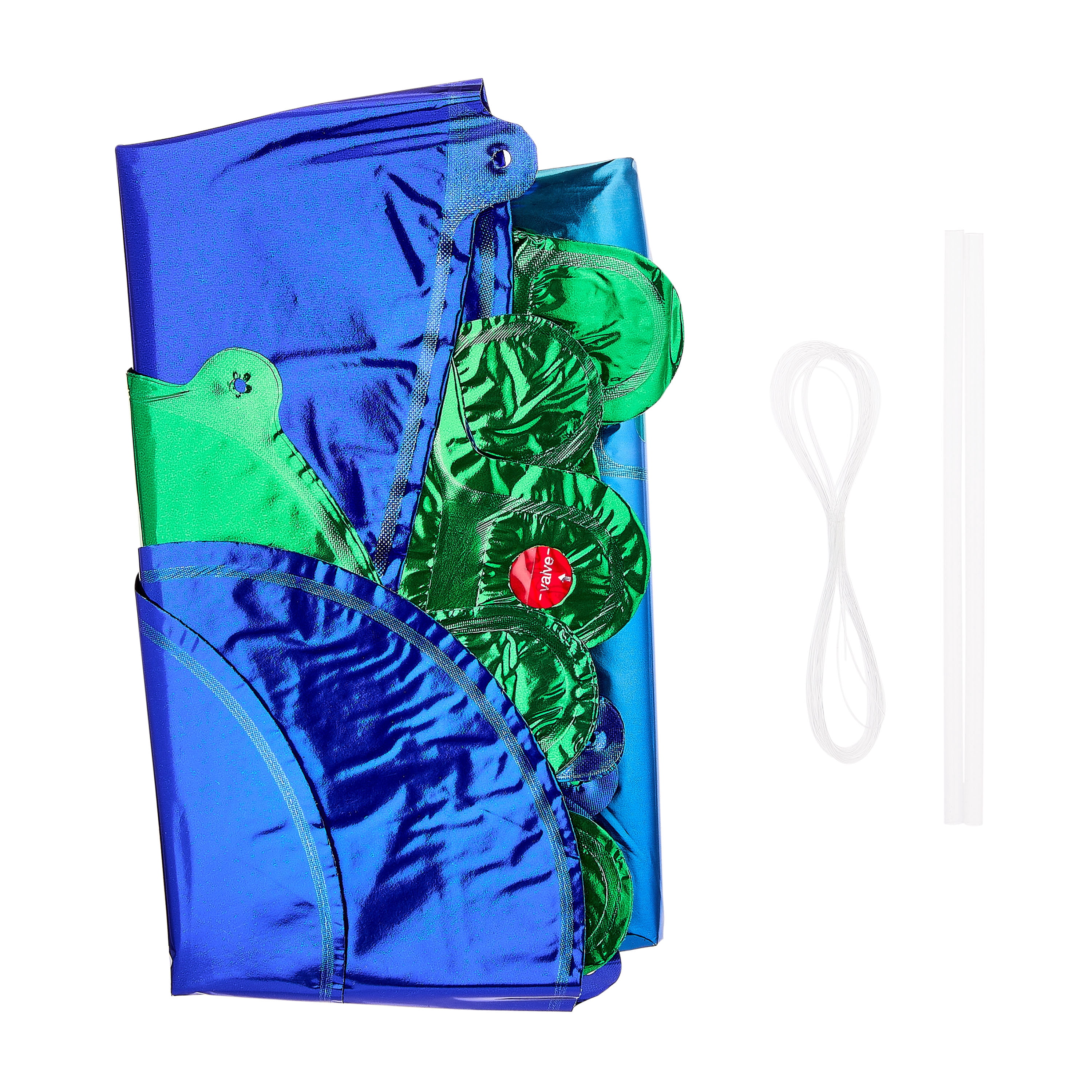 Blue/Green Ombre Happy Birthday Foil Balloon Banner, by Way To Celebrate