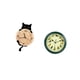 thumbnail image 5 of Reloj de pared,Reloj de pared decorativo para baño y dormitorio.,Reloj de pared,Reloj de pared decorativo con pájaros cantores,Reloj de pared de 10 pulgadas con sonido de pájaros musicales, 5 of 8