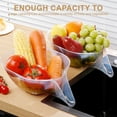 thumbnail image 5 of Skegnu Save up to 50% Drainage Basket Funnel Multifunctional Drainage Basket Large Capacity Vegetable Washing Basket Living Room Dry And Wet Separation Fruit Tray on Clearance, 5 of 8