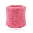 thumbnail image 1 of Naierhg 2Pcs Sports Wristband Solid Color Absorbent Cotton Breathable Quick Dry Sweatband for Tennis, 1 of 8