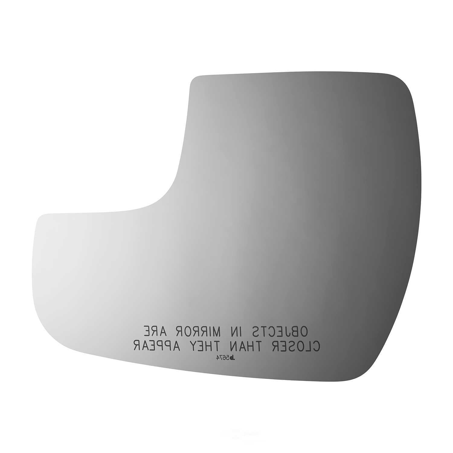 Burco Side View Mirror Replacement Glass - Clear Glass - 5674