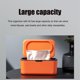 thumbnail image 4 of Caja de almacenamiento de tejidos Reutilizable con tapa de gran capacidad Toalla a prueba de polvo Organizador del dispensador Hogar para coches de sala de estar Naranja negra Sweethay HA012032-04B, 4 of 7
