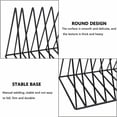 thumbnail image 3 of Triangle Desk Organizers, Heavy-Duty Iron Wire Desk Magazine Holder For Office Home Use, Gold Color 9 Slot Elegant File Organizer, 3 of 5
