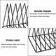 thumbnail image 3 of Solución de almacenamiento de vinilos, estante de almacenamiento de vinilos triangular con diseño que ahorra espacio para su colección de música, diseño minimalista con protección en posición, 3 of 5