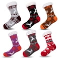 thumbnail image 3 of Slipper Socks Fuzzy Thick - Festive Fluffy Warm Socks Soft Socks for Christmas, 3 of 3