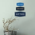 thumbnail image 4 of Signs ByLITA Fancy Quiet Please Sign (Blue) - Small, 4 of 8