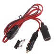 thumbnail image 1 of Cable de extensión para encendedor de cigarrillos con interruptores, enchufe macho a toma hembra, 5 m, 1 of 5