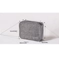 thumbnail image 4 of Storage Case Cable Organizer Charger Bag Wires Organization Fine Bag Travel Accessories Large Capacity Convenience Hand Bags Gadget Container Dark Gray, 4 of 9