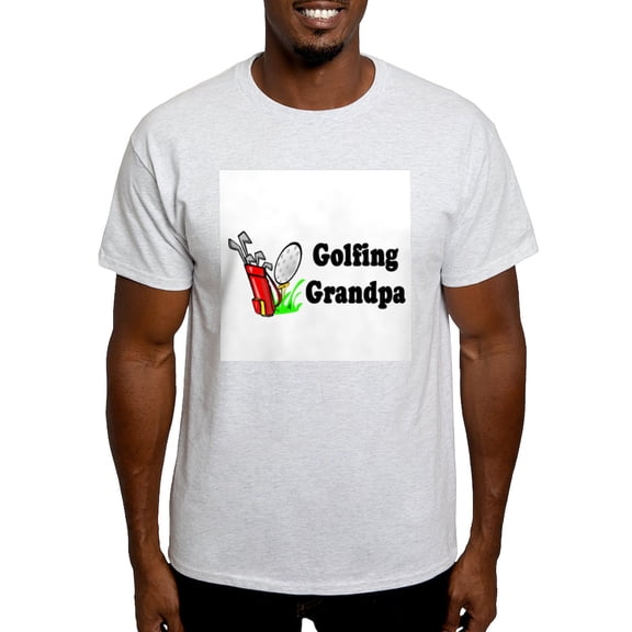 CafePress - Golfing Grandpa Light T Shirt - Men's Classic Graphic T-Shirt