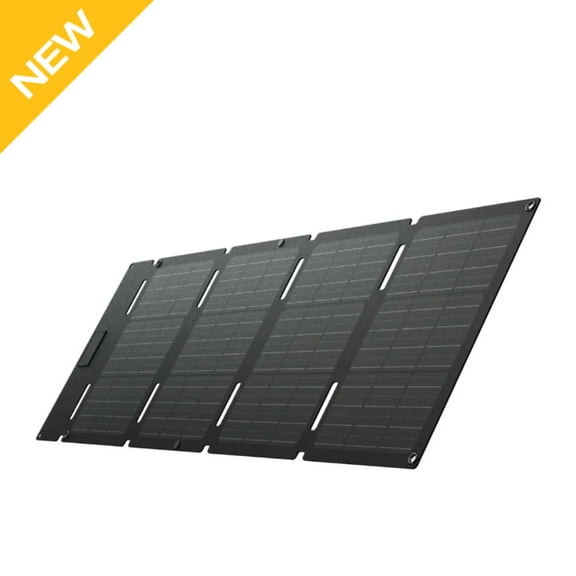 EF EcoFlow 45W Portable Solar Panel, 25% High Conversion Efficiency, N Type Solar Cell for Power Stations, Camping, Foldable Hanging Lightweight Solar Panel, IP68 Waterproof