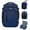 Blue, variant on Travel Backpack With 16 Pockets, 17'' Airline Approved Carry on Luggage,Waterproof Personal Item Bag Fit 15.6" Laptop, Lightweight Casual Daypack for Weekender Business Hiking(Black Bag)