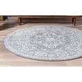 thumbnail image 4 of Rugs Boston Collection Medallion Traditional Power Loomed Polypropylene Round Rug, 2’ to 5’, 4 of 9