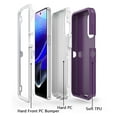 thumbnail image 6 of NIFFPD Moto G Stylus 5G 2022 Case with Screen Protector Full Body Shockproof Phone Cover for Motorola Moto G Stylus 5G 2022 Purple&White, 6 of 6