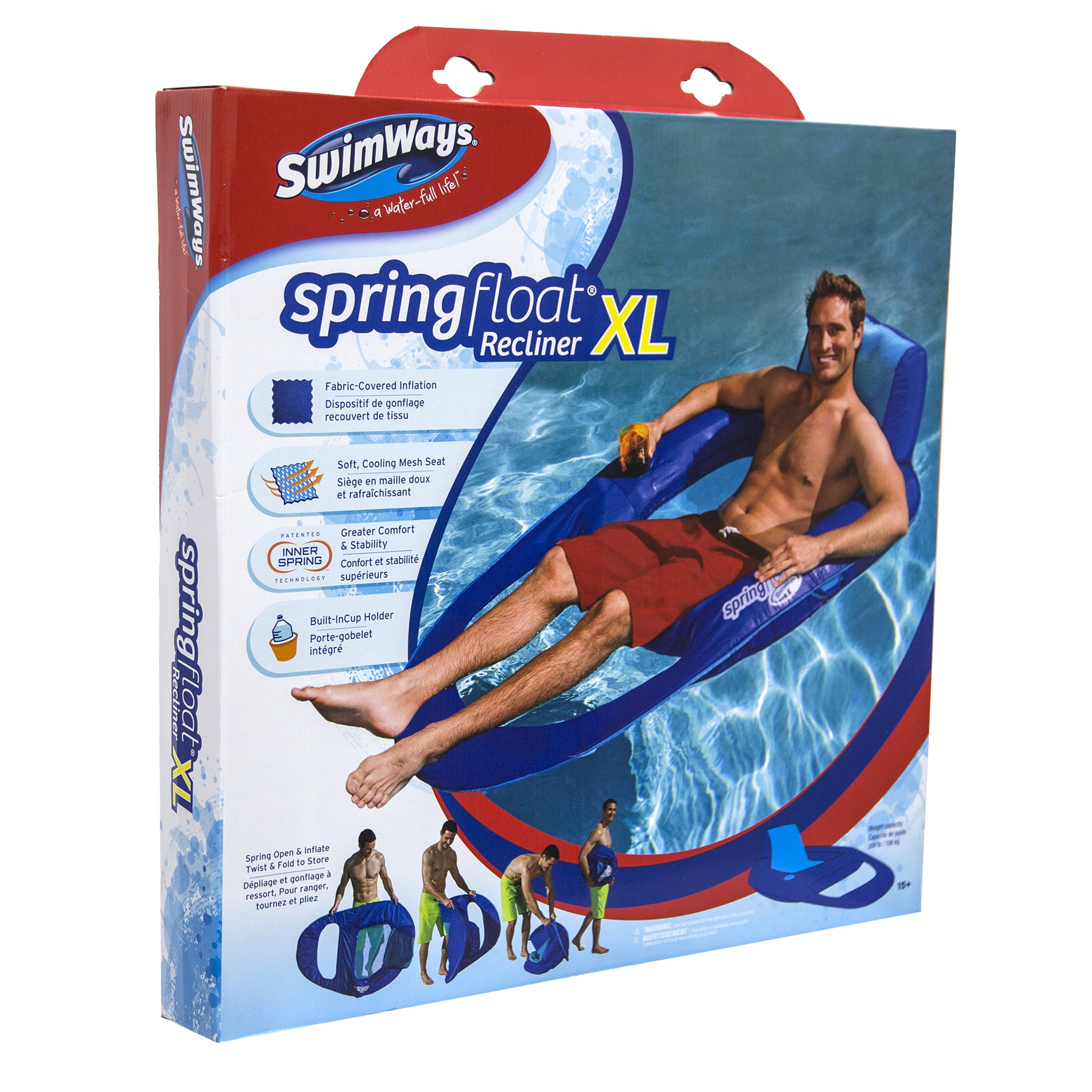 swimways spring float folding instructions