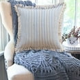 thumbnail image 5 of Big Savings karymi Wind Stripe Tassel Throw Pillow Cover Sofa Throw Pillow Cover Living Room Cushion Throw Pillow Cover Linen Pillowcase Weekly Deal Gifts for Women up to 90% off, 5 of 6