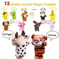 thumbnail image 4 of 12 Uds. De Marionetas De Animales Suaves Del Zodiaco Chino, Juguetes De Dedo De Dibujos Animados, Regalo De Felpa Para Niños Y Adultos, 4 of 7