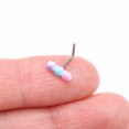 thumbnail image 3 of BM25 Kawaii Pop Pastel Assorted Star Trio L-Shaped Nose Ring-Multi, 3 of 4