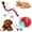 Red, variant on 2026 New Tinyfetch Dog Toy, Tiny Fetch Motion Dog Toy 2.0, Interactive Fast Moving Ball with Birdsong, 360° Smart Automatic Rolling Electric Dogs Ball Toys with Rope for Dogs Cat Indoor Play