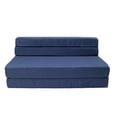 thumbnail image 2 of Sofá Cama Plegable - Queen Size - Azul Marino Memory Foam SOFA CAMA COZY, 2 of 10
