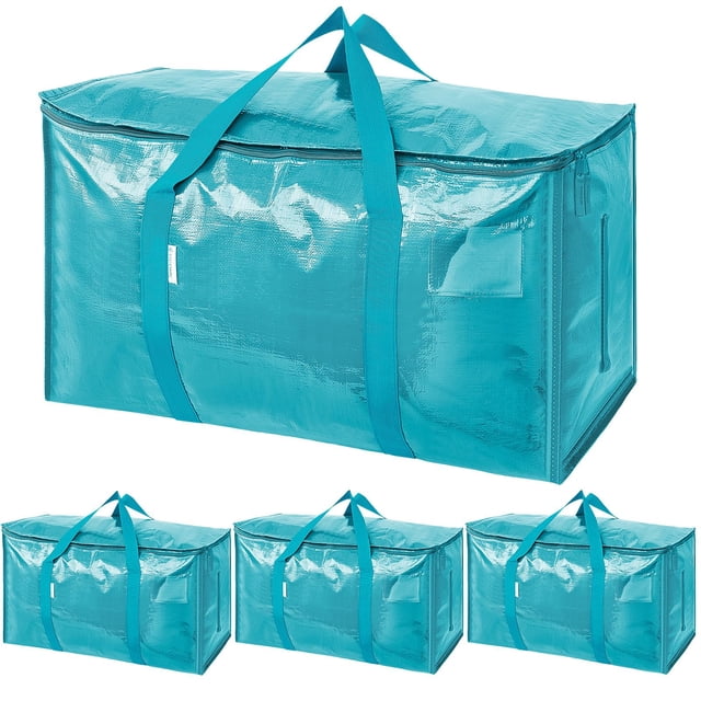 Bolsa de almacenamiento TICONN 69x36x38 cm resistente al agua y de alta resistencia, paquete de 4
