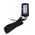 thumbnail image 1 of Conector de 3 Vías para Motocicleta Iluminación Azul para Motocicleta Medidor de Temperatura del Agua LCD Conector de 3 Vías Arnés de Cableado Kit de Termómetro ANGGREK  Otros, 1 of 8