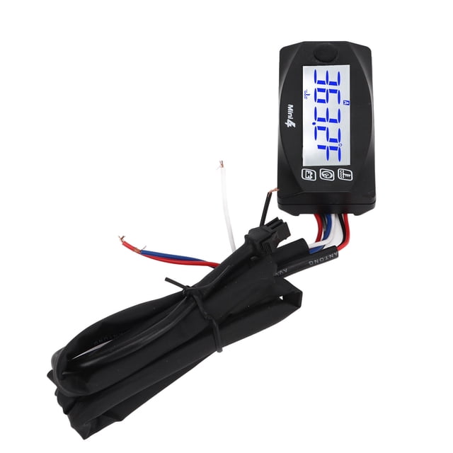 Conector de 3 Vías para Motocicleta Iluminación Azul para Motocicleta Medidor de Temperatura del Agua LCD Conector de 3 Vías Arnés de Cableado Kit de Termómetro ANGGREK Otros