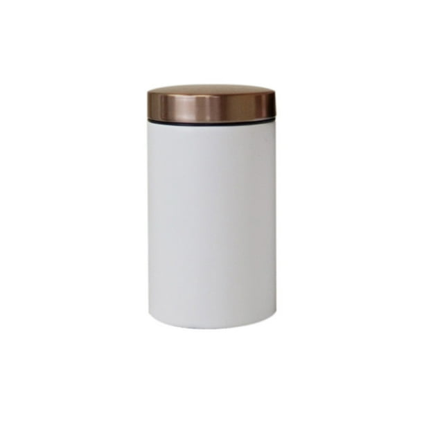 Juego de 3 uds de botes para té, azúcar, nueces secas, café, botellas de almacenamiento, bote de comida de hierro, encimera de cocina, Almacenamiento y organización del hogar Blanco/Pequeño Toystoory HA066726-04