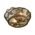 thumbnail image 4 of Meyda Tiffany 137902 10" W Whispering Pines Flush Mount Ceiling Fixture - Copper, 4 of 4