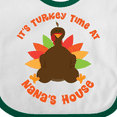 thumbnail image 4 of Inktastic Thanksgiving Turkey Nana Boys or Girls Baby Bib, 4 of 4