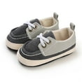 thumbnail image 2 of uvwlwu Baby Walking Shoes,Children Toddler Shoes Spring And Summer Boys And Girls Sports Shoes Flat Bottom Light And Comfortable Canvas Colorblock,Toddler Shoes(Size:6-12 Months), 2 of 9