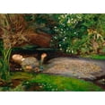 thumbnail image 2 of Millais, John Everett 24x19 White Modern Wood Framed Museum Art Print Titled - Ophelia, 2 of 4